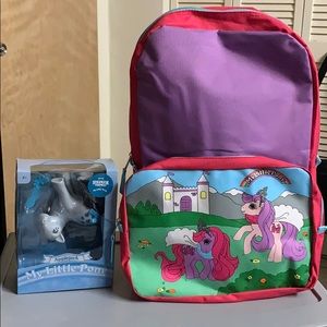 Stranger Things My Little Pony Backpack and Toy